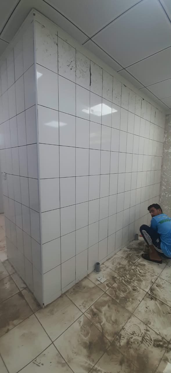 Tiling Bathroom in Dubai Marina - Fixer Guy project